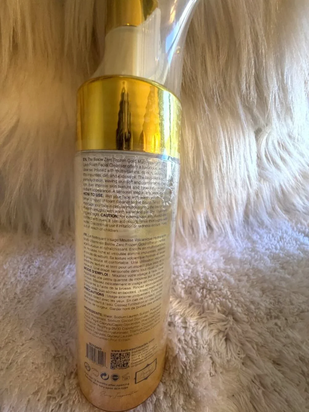 Below Zero Frozen Gold Luxury Skincare Bundle | 4-Piece Set | New & Factory Seal
